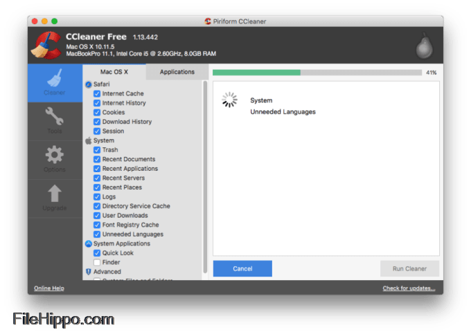 getting ccleaner for mac